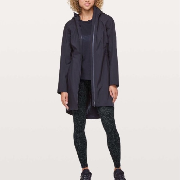 Lululemon Align Pant Full Length 28” Lacescape Dark Cast Black Gray Size 4 Nulu - Picture 11 of 12